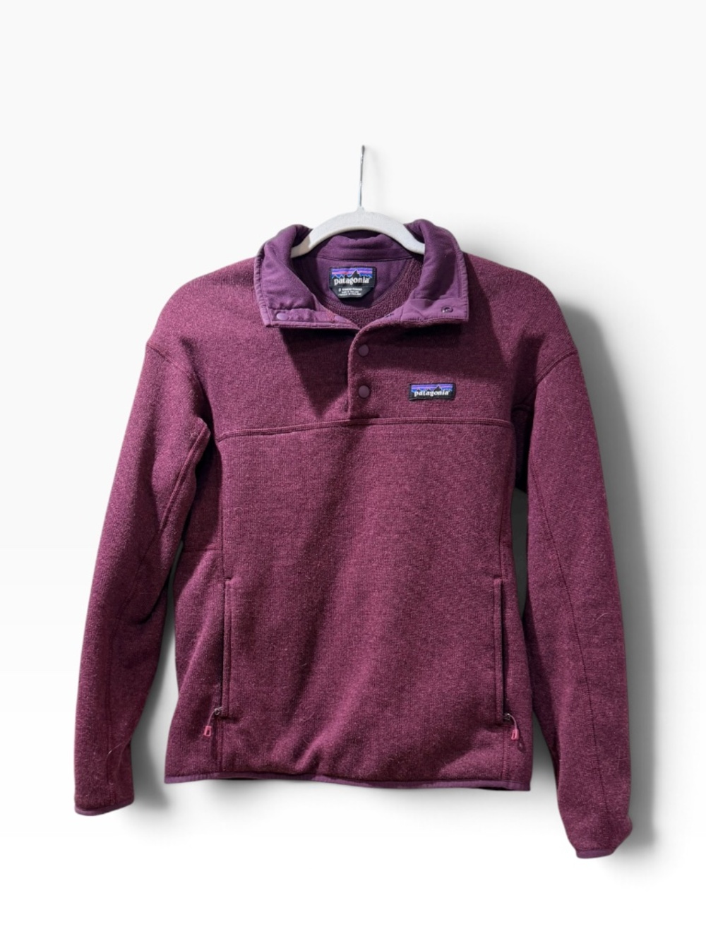 PATAGONIA Pullover Better Sweater sweatshirt women's size S Marroon